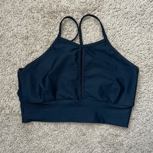 Black Women’s Sports Bra With Removable Breast Pads